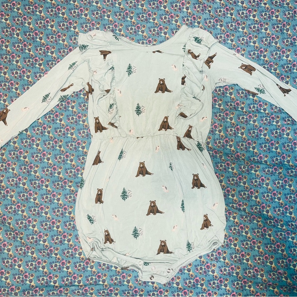 Trail Kyte BABY long sleeve bubble romper